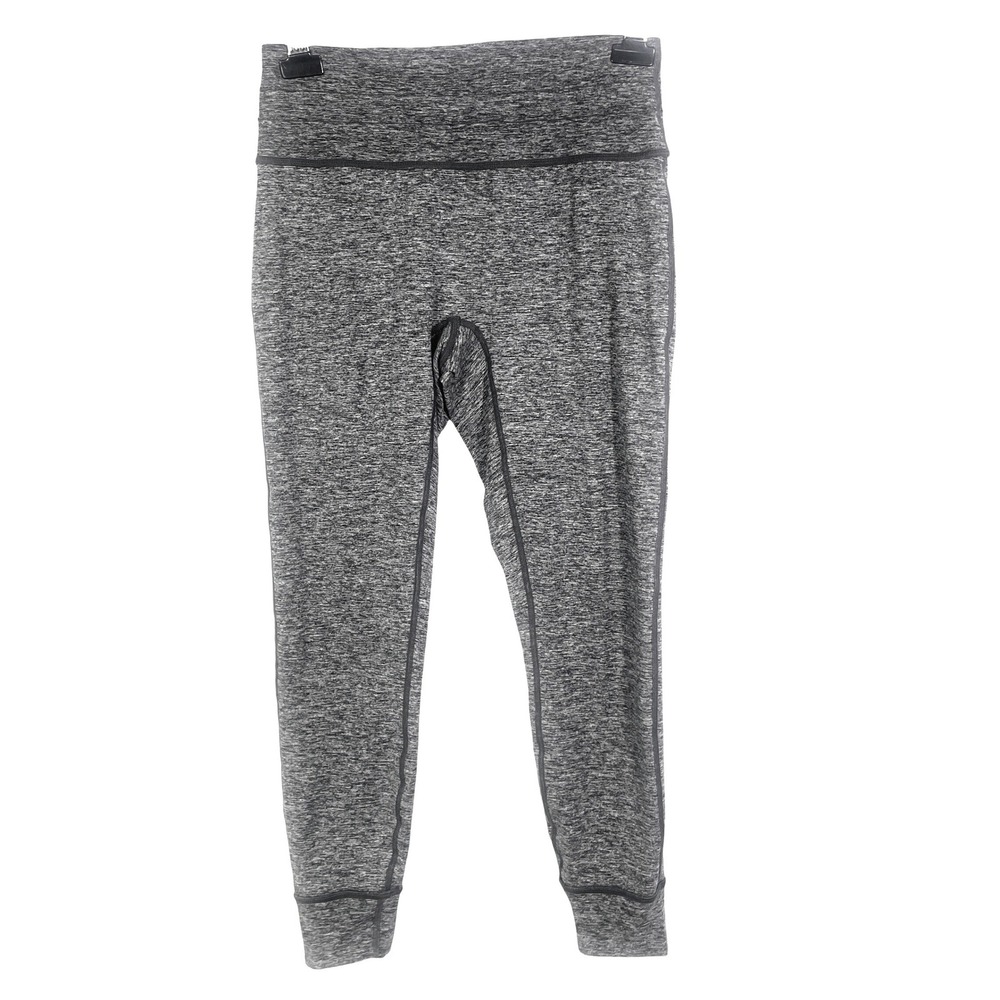 Paragon Fitwear Leggings Women's S High Rise Heather Charcoal Grey Drawstring